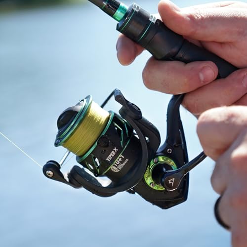 Image of Piscifun Viper X Spinning Reel, 33lb Max Drag, 10+1 Shielded BB | Carbon fiber drag, 5.2:1 /6.2:1 gear ratio, 500-5000 sizes for freshwater fishing