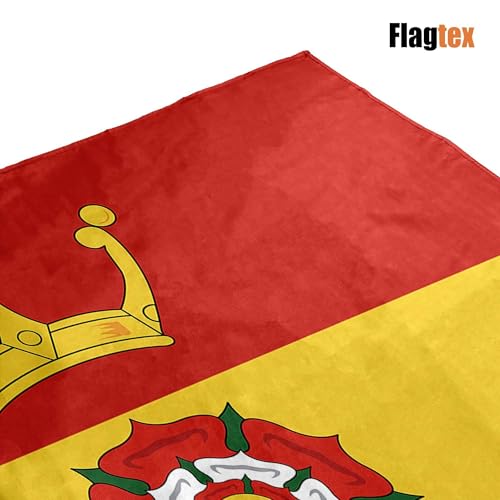 Bandera de Hampshire Flagtex grande en tejido resistente para mástil exterior 6