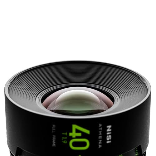 Image of NiSi, Athena Prime 40mm T1.9 Full Frame Cinema Lens - E Mount Compatible with Sony, Drop-In Filter, Micro-Contrast Control, Soft Bokeh, Uniform Weight, Ultra-Low Chromatic Aberration and Quality Image