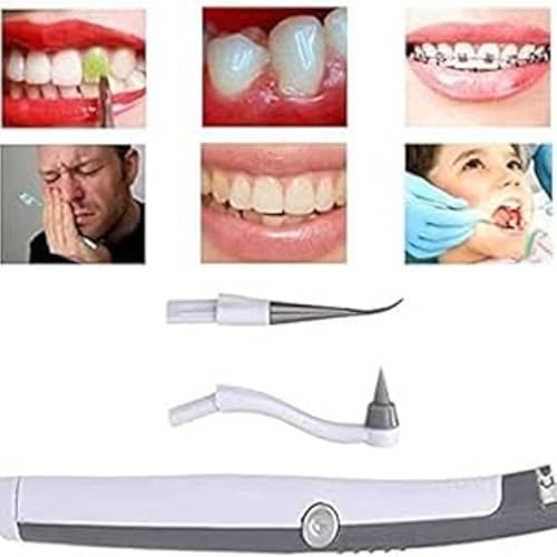 Image of Electric Ultrasonic Tooth Stain Eraser Plaque Remover Dental Tool Teeth Whitening Dental Cleaning Scaler Tooth Odonto Logia Too