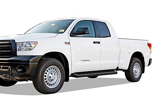 Estribos APS Premium 6in Negro para Toyota Tundra 07-21 miniatura 6