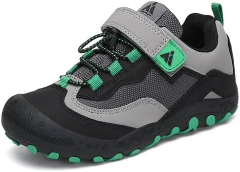 （14:00時点） [Mishansha] スニーカー キッズ トレッキングシューズ つま先ガード キャンプ 遠足 ハイキング 子供 シューズ 男の子 女の子 登山靴 20.0 cm,ブラック267