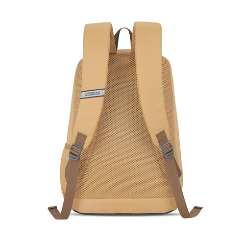 Image of American Tourister Max 3.0 | 29 Ltrs | 2 Compartments | Bottle Pocket | Ergonomic Padded Back Panel & Shoulder Straps | School Backpack for Boys & Girls | 1 Year International Warranty | Brown