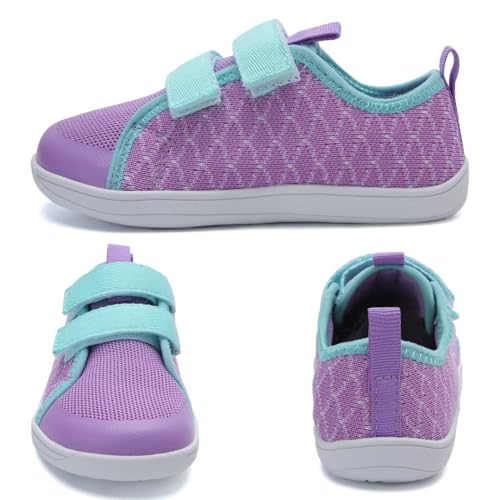 WateLves Toddler Little Kid Wide Barefoot The First Walking Shoes Girls Boys Breathable Lightweight Splay Naturally Minimalist Sneakers2