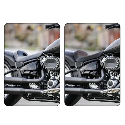 Asiento individual de motocicleta para rutas en Fat Boy y Breakout con cojín confort 4