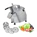 Produktbild GastroHero Gemüseschneider I Elektrischer Gemüseschneider I 300 kg/h Leistung I 5 Scheiben Ø 2-7 mm I Aluminium I Gemüse-Cutter für Gastronomie