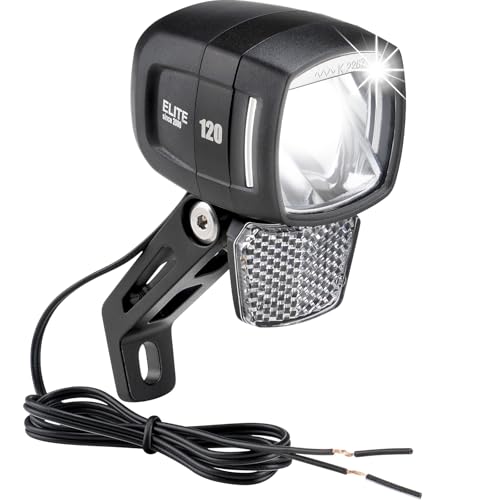 E-Bike LED Fahrradlicht Vorne, 120 LUX StVZO Zulassung Frontlicht,...