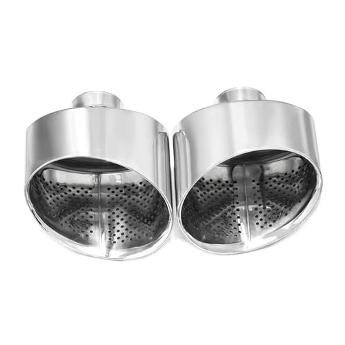 Embout pot d'échappement ovale argenté pour sublimer votre berline Jaguar XJ
