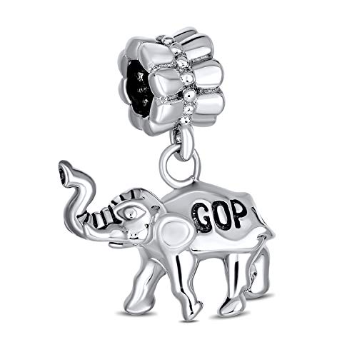 Charm elefante republicano en plata .925 para solucionar la falta de identidad en pulseras