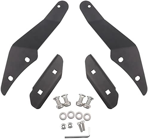 52 Inch Curved LED Light Bar Mount Brackets Upper Windshield Mounting Brackets Roof Mount Brackets Compatible with Nissan Patrol Y61 Toyota Landcruiser 80