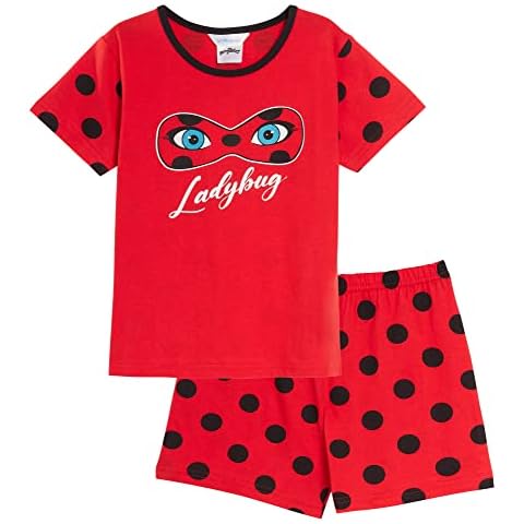 Miraculous Ladybug Girls Short Pyjamas Set Cover