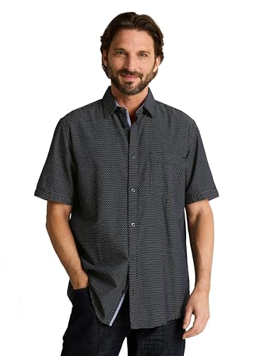 TOM TAILOR 1046076 Camicia Uomo Maniche Corte – Casual Chic, Vestibilità Comoda, Cotone Sostenibile, Colore Classico, Taglie Dalla S Alla 3XL