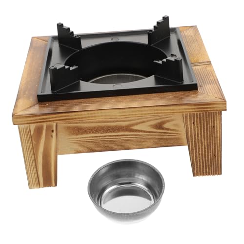 Abaodam 1 Juego Estufa de Alcohol para Camping de Utensilios de Cocina para Acampada Hornillo Resistente de Antioxidante para Cocinar y Excursiones