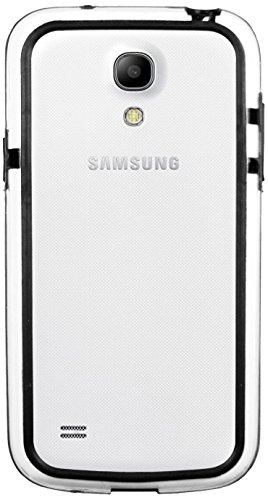 mumbi Bumper – Carcasa para Samsum Galaxy S4 mini (marco sin parte trasera con botones de plastico), color negro