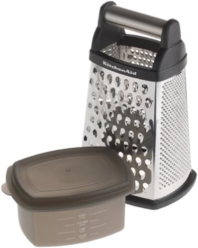 KitchenAid Stainless Steel Box Grater, Black