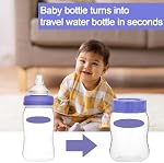 4pcs Baby Bottle Caps Compatible with Pigeon & Lansinoh Bottles, Leak-Proof Travel & Storage Lids Replacement (Purple)