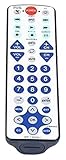 NetTech Universal Waterproof Remote Control 2-Device, Work for Apple TV, Xbox One, Roku 1 2 3, Media Center, Direct TV, Dish & Most TV in USA