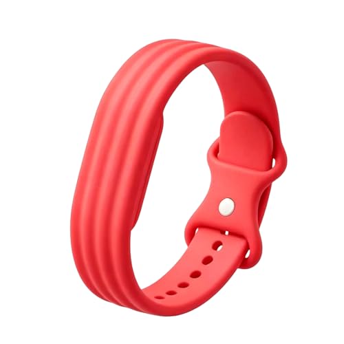 KONXISA �����o���h Google Fitbit Air �Ή� �o���h �ʋC���̏_�炩���V���R���x���g �������� �y�� ���K �ϋv�� �h�����h�� �j�����p �X�^�C���b�V���r���v�x���g�i���b�h�j