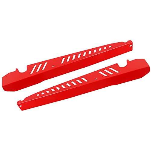 HIGH FLYING for Subaru WRX STI 2015-2021 Car Accessories Hood Engine Side Decoration Strip Aluminum Alloy Red 2pcs