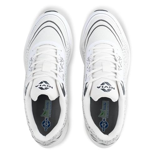 Image of Nivia Astro Training Shoe for Men, Running Shoe, Breathable Knitted Upper with Fusion Technology, High-Grip Rubber Outsole