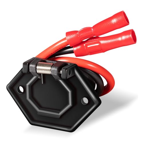 8M4000954 Trolling Motor Power 2-Prong Compatible with 50A, 12-Volt, 24-Volt,