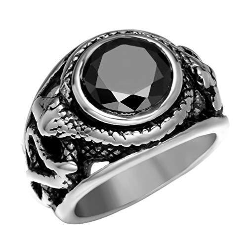 Bague en acier inoxydable homme PAMTIER antiallergique et robuste