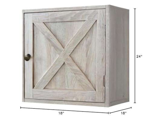 Rainbowsophianightstandfarmhousebedsidetablewithcabinetandshelves18x18x24incheswhiteoak Urban Country Home Decor Rainbow sophia nightstand farmhouse bedside table with cabinet and shelves 18 x 18 x 24 inches white oak urban country home decor