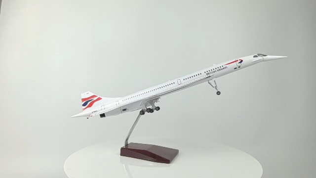Amazon.com: NUOTIE 1:125 Concorde Airplane Pre-Build Diecast
