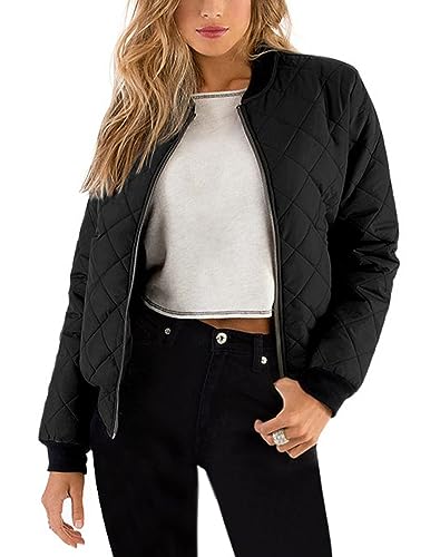 Zeagoo Women Raglan Zip Up Winet Coat Lightweight...