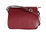 Type de produit : HANDBAG Sac besace femme KATANA en cuir grainé réf 69336 taille moyenne (4 couleurs disponible) (bordeaux)