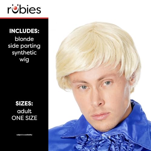 Man's Side Parting Blonde Wig (Pack of 1), Comfortable & Fashionable Design, Perfect for Costumes Parties Performances - Image 2