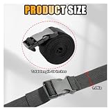 Battery Box Strap - Adjustable Buckle, Auto & Trailer Hold Down Strap - 2 PCS Pack (39 Inch, Quick Release)
