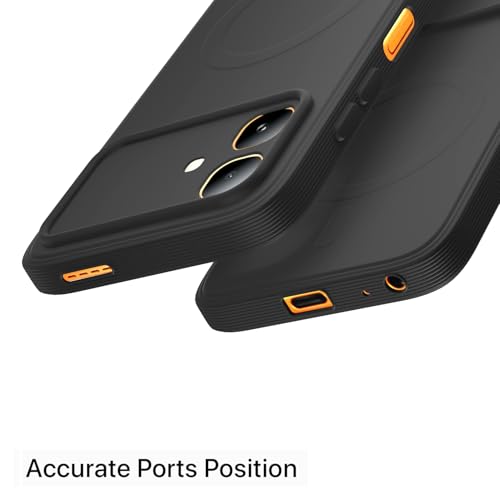 Image of Pikkme Back Cover for Infinix Smart 20 Soft Matte Silicone Mag-Safe Design (Mag-Safe Not Support) Camera Protection | Slim Fit Bumper Cover (Black)