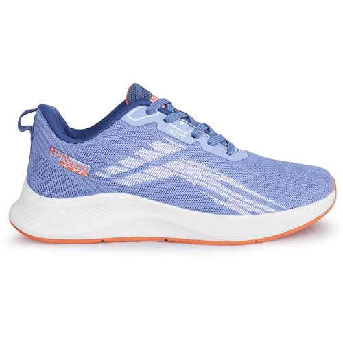 Image of Lancer Mens FLASH-10RBL-ORG Blue Running Shoe, 8