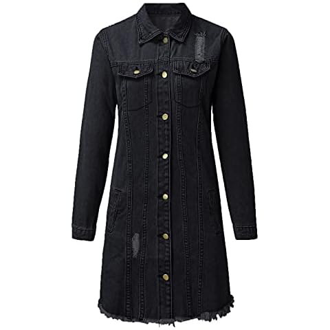 TEPTDirio Women's Oversized Denim Jacket Cover