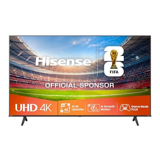 Hisense 43E6NT 108cm (43 Zoll) Fernseher, 4K UHD Smart TV, Precision Colour, HDR, Dolby Vision, 60Hz, Triple Tuner DVB-C/S/S2/T/T2, WiFi, HDMI 2.1, Bluetooth, Alexa Built-in, Schwarz, [2024]