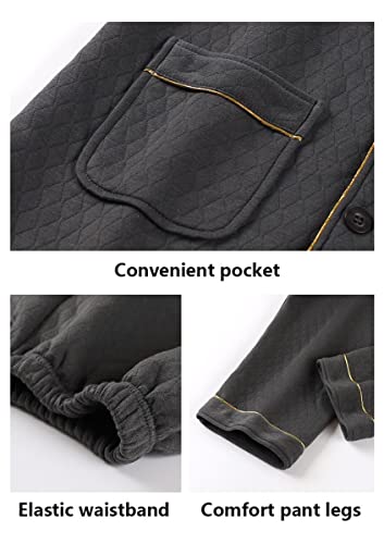 Pyjama classique homme hiver pour vos soirées cocooning et nuits - 7