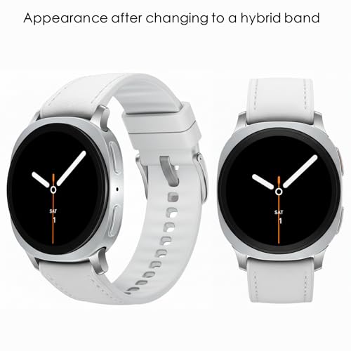 Image of Samsung Galaxy Watch 8 (2025) Bluetooth Smartwatch, Intl Version - Fitness & Sleep Tracking,Heart Rate Monitor, Android Compatible (Not for iOS) - with Extra Hybrid Band (Silver, 44mm)