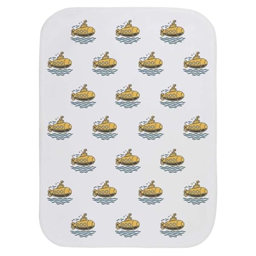 Azeeda 'Deep Sea Submarine' Baby Burp/Wash Cloth (BC00035826)
