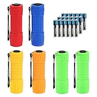 Lot De 50 Mini Lampes De Poche Multicolores Pour Enfants Avec