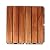 Deck Tiles - Patio Pavers - Acacia Wood Outdoor Flooring - Interlocking Patio Tiles - 12"x12" (10 Pack) - Oiled Acacia Finish - Straight Pattern Decking