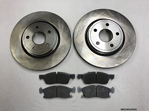 Plaquettes et disques de frein avant pour Dodge Durango 2011-2018 anti-vibration