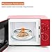 Bezrat Microwave Tall Glass Plate Cover For Food | Splatter Guard Lid with Easy Grip Silicone Handle Knob & Steam Vents | 100% Food Grade | BPA Free and Dishwasher Safe | Plates and Bowls 10 x 3 Inch
