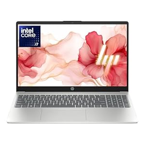 HP Nuevo portátil Core i7 de 15.6 pulgadas | Edición 2026 | Intel Core i7-1255U de alto rendimiento hasta 4.7 GHz | 16 GB de RAM – 512 GB PCIe SSD | Cámara web | FHD | Batería de larga duración | Windows 11 | Negocios y académicos