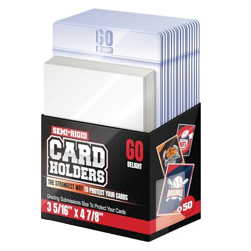 Semi Rigid Card Holders & Sleeves for PSA Trading Card Grading Submission