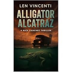 Alligator Alcatraz Audiolibro Por Len Vincenti arte de portada