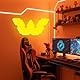 10pcs Led Gaming Panels, LED Smart Wandleuchte Wifi RGB mit IC Musik Sync Wandbeleuchtung Dreiecke, App Steuerung Funktioniert mit Alexa Google Zimmer and Gaming Deko
