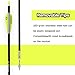 BOWSOUL 31Inch Carbon Arrows for Target Practice Hunting Arrow with Removable Tips for Compound & Recurve Bow(Pack of 12) (Yellow White)