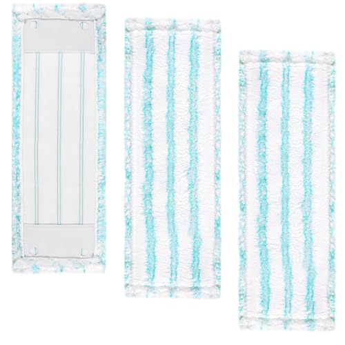 ACOMTUO 3 Pièces Serpillière pour Leifhat ,Serpillères de Rechange pour Serpillère Profi XL,Serpillères de Rechange pour Balai Leifheit Profi...