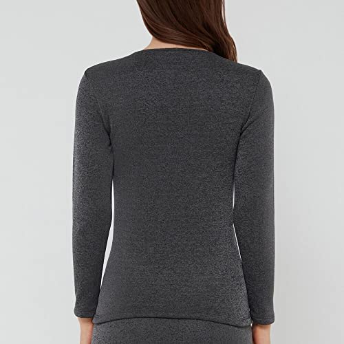 グンゼ インナーシャツ 裏起毛 厚手 あったかインナー 伸びる 長袖インナー ホットマジック 寒さ知らず MH5646R/MH5646K レディース の商品画像 3